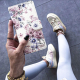 Samsung Galaxy A16 4G / 5G ( SM-A166 / SM-A165 ) Tech-Protect Wallet Book Case Cover, Pink Flowers | Чехол для...