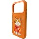 Nimmy Glasses Cool Cat Phone Case Cover iPhone 17 Pro - Orange