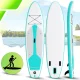 AquaPaddle Cruise SUP dēlis, 335x84x15 cm, 180 kg, Balts/Zaļš