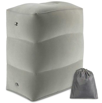 Надувная подставка для ног для путешествий в самолете и машине,...