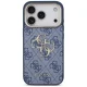 Чехол Guess 4G Big 4G Classic Logo для iPhone 17 Pro - синий и золотой