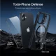 ESR Classic Hybrid MagSafe Case + Tempered Glass Set for iPhone 17, Clear Black