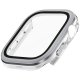 Uniq Voute Case with Tempered Glass for Apple Watch 10/11 46mm, Silver