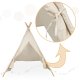 Bērnu Spēļu Tipi Stila Telts Māja Paviljons Vigvams 135 cm | Teepee Tipi Style Children\'s Play Tent House Wigwam