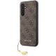 Guess 4G Charms Case for Samsung Galaxy A54 5G, Brown