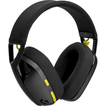 Bezvadu spēļu austiņas Logitech G435 Lightspeed, melnas