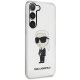 Karl Lagerfeld Transparent Hardcase for Samsung Galaxy S23+ Ikonik Karl