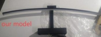 LED Arch Wall Sconce 60cm Neutral Light, Black