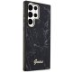 Guess Samsung Galaxy S23 Ultra S918 cietais apvalks Marble melns