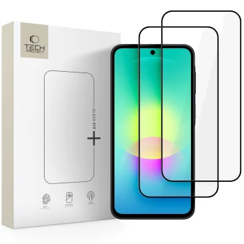 Tech-Protect Glass Fit+ aizsargstikls Samsung Galaxy A27 5G, 2 gab., melns