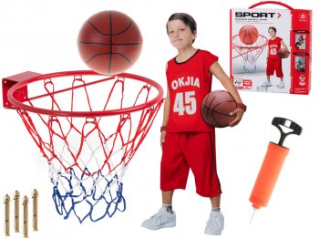 Metāla Basketbola Gredzens + Bumba Pumpis | Metal Basketball Rim Hoop