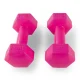 Битумные гантели 4Fizjo 2 x 1 кг, розовые