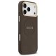 Guess Peony Hot Stamp MagSafe vāciņš iPhone 17 Pro Max Brūns