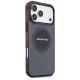 Чехол Mercedes AMG для iPhone 18 Pro Max / 17 Pro Max MagSafe Bicolor, черный/бордовый