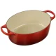 Čuguna katls Le Creuset Signature Oval 27 cm 4.1 l Cerise