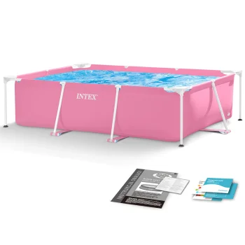 Rectangular Frame Garden Pool 220x150 cm INTEX 28266
