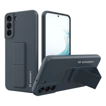 Wozinsky Kickstand Case vāciņš ar statīvu priekš Samsung Galaxy S22+, tumši zils