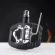 Rockbros PD303 velosipēda pedāļi ar platformu un SPD - Melni