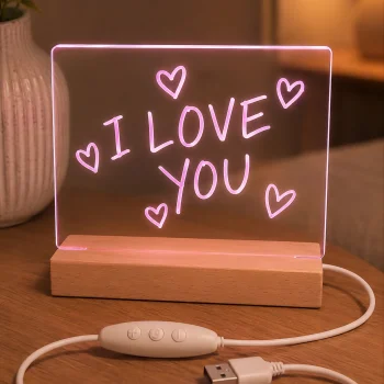 Акриловый ночник LED Forever Light FNL-18 с маркером