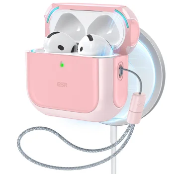 ESR Orbit HaloLock MagSafe Case for AirPods 4, Pink