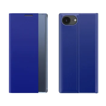 Atverams vāciņš New Sleep Case ar statīvu iPhone 16e / 17e, zils