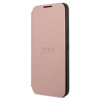 Чехол-книжка Guess Saffiano Stripes для Samsung Galaxy S22+, Розовый