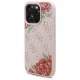 Guess iPhone 16 Pro Max Case 4G Flowers Print MagSafe, Pink