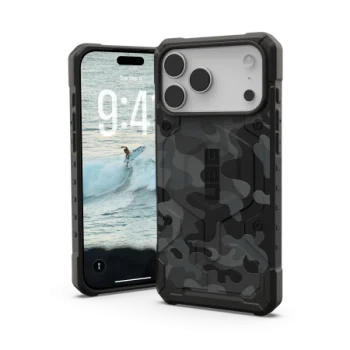 Чехол UAG Pathfinder MagSafe для iPhone 17 Pro Max — черный и серый