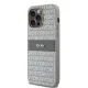 DKNY iPhone 14 Pro Max vāciņš Leather Mono Stripe & Metal Logo, bēšs