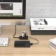 USB 3.0 концентратор Orico на 4 порта W5P-U3-030, черный