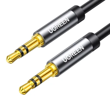 Ugreen AV119 3.5mm AUX audio kabelis 1m, melns