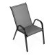 Multigarden SC-092KD Garden Chair Set, 2 Pcs, Dark Gray