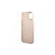Guess iPhone 13 / 14 / 15 vāciņš 4G Vintage Gold Logo, rozā