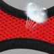 Reflective No-Pull Dog Harness with Leash, Size S, Red