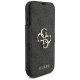 Guess Book 4G Metal Logo maciņš iPhone 17 Pro – melns | Phone Case Cover