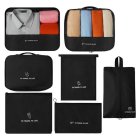 Organizatori ceļojumu bagāžai, mantu apģērbu uzglabāšanas maisi koferim vai atvilktnei, 7 gb. komplekts | Luggage Suitcase Organiser