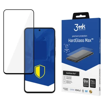 3mk HardGlass Max Black Screen Protector for Samsung Galaxy A36 / A56