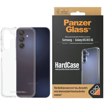 PanzerGlass HardCase с D3O® Bio и сертификацией военного класса для Samsung Galaxy A15...