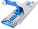 Telescopic Window Squeegee and Scrubber, Blue