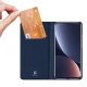 Dux Ducis Xiaomi 12 Pro atverams vāciņš maciņš grāmatiņa Skin Pro, zils