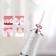 Cordless dental water flosser white