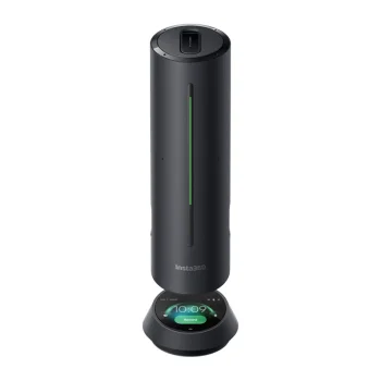 Konferenču centrmezgls Insta360 Wave, melns