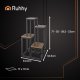 4 līmeņu puķu statīvs Ruhhy 25997, 71 cm, loft stila