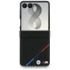 Чехол BMW M Leather Perforated MagSafe для Samsung Galaxy Z Flip 8, черный