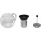 Заварочный чайник с прессом Bodum ASSAM F/INOX, 1 л, черный