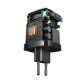 Зарядное устройство GaN Joyroom JR-TCL02 65W USB-A USB-C с кабелем - черное