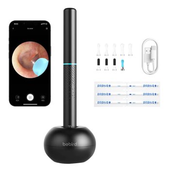 Smart Visual Otoscope Bebird M9 S 10MP Camera Black