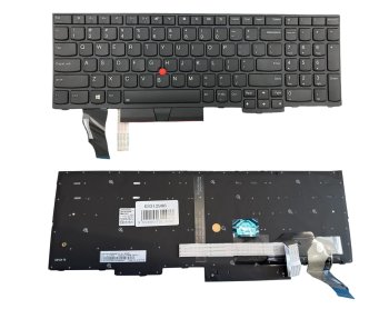 Lenovo E580 Keyboard with Backlight, Black