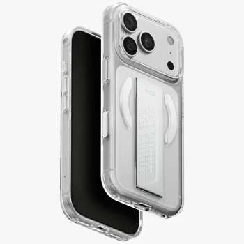 Чехол Uniq Heldro Air Magclick для iPhone 18 Pro / 17 Pro, прозрачный