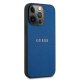Guess iPhone 13 / 13 Pro Case Saffiano Strap, Blue